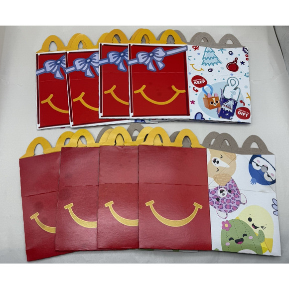 McDonald's 2025 Squishmallows and Pet Simulator EMPTY Happy Meal BOXES 8pcs READ - Picture 6 of 8